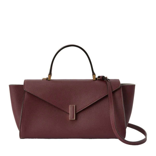 Iside Editor Top Handle Medium Bag in Claret Red