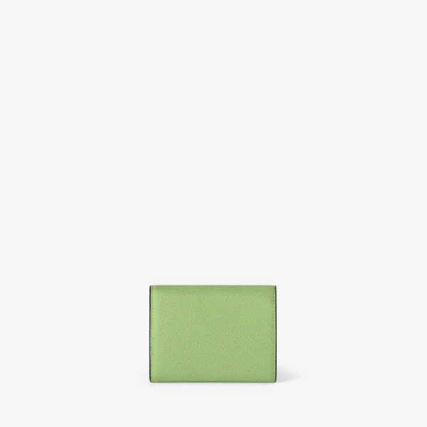 Valextra Iside Fold Wallet in Aloe Green | Wallets & Purses | Coveti