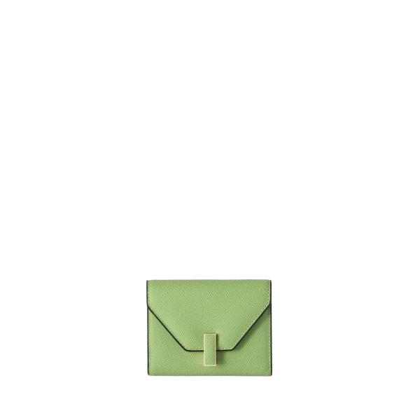 Valextra Iside Fold Wallet in Aloe Green | Wallets & Purses | Coveti