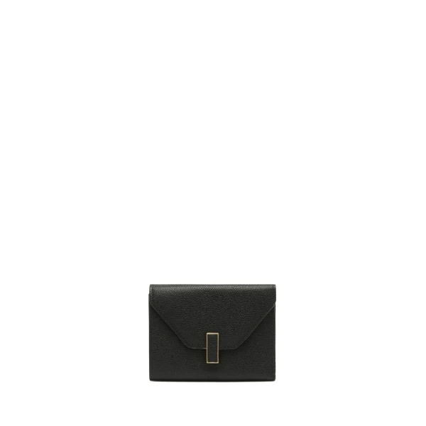 Valextra Iside Fold Wallet in Black | Wallets & Purses | Coveti