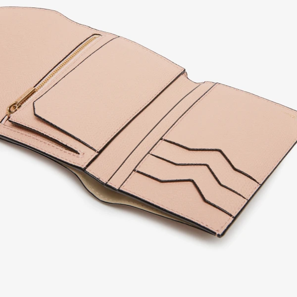 Valextra Iside Fold Wallet in Bonne Mine Pink | Wallets & Purses | Coveti