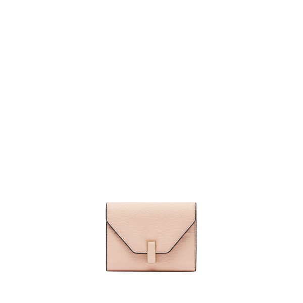 Valextra Iside Fold Wallet in Bonne Mine Pink | Wallets & Purses | Coveti