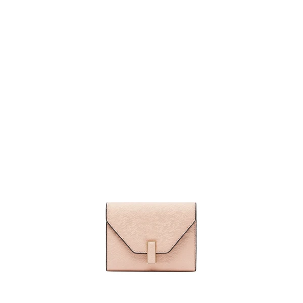 Valextra Iside Fold Wallet in Bonne Mine Pink | Wallets & Purses | Coveti