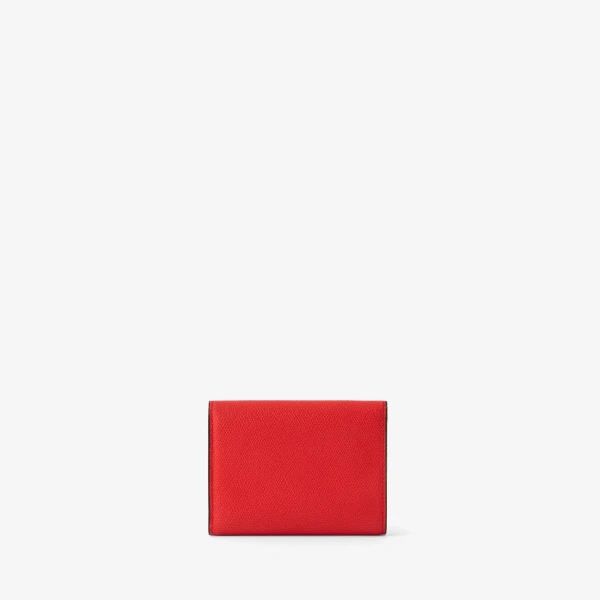 Valextra Iside Fold Wallet in Crimson Red | Wallets & Purses | Coveti