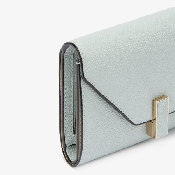 Valextra Iside Fold Wallet in Ice | Wallets & Purses | Coveti