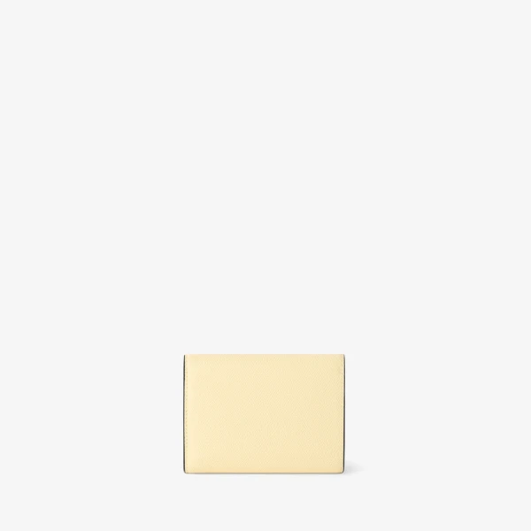 Valextra Iside Fold Wallet in Mimosa Yellow | Wallets & Purses | Coveti
