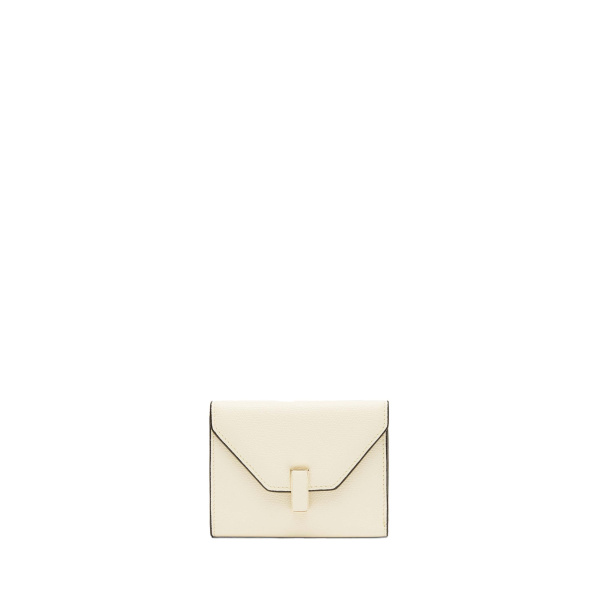 Valextra Iside Fold Wallet in Pergamena White | Wallets & Purses | Coveti