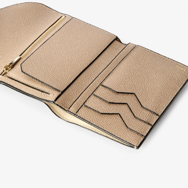 Valextra Iside Fold Wallet in Sahara Brown | Wallets & Purses | Coveti