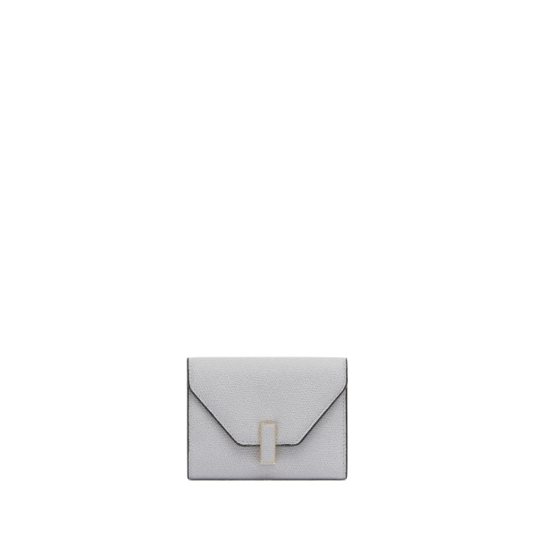 Valextra Iside Fold Wallet in Stone Grey | Wallets & Purses | Coveti