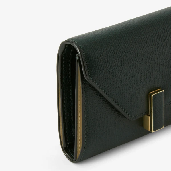 Valextra Iside Fold Wallet in Valextra Green | Wallets & Purses | Coveti