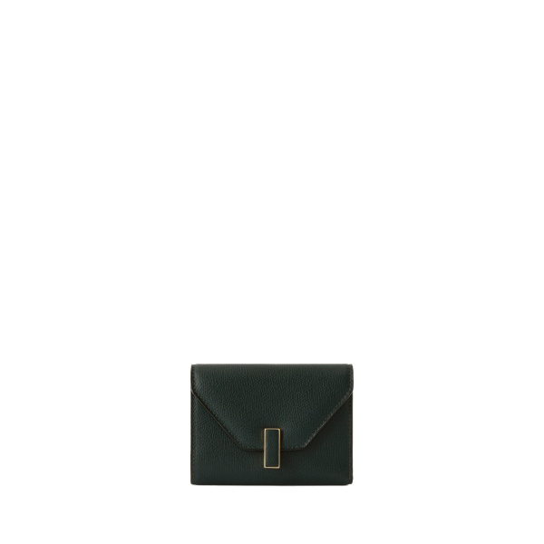Valextra Iside Fold Wallet in Valextra Green | Wallets & Purses | Coveti