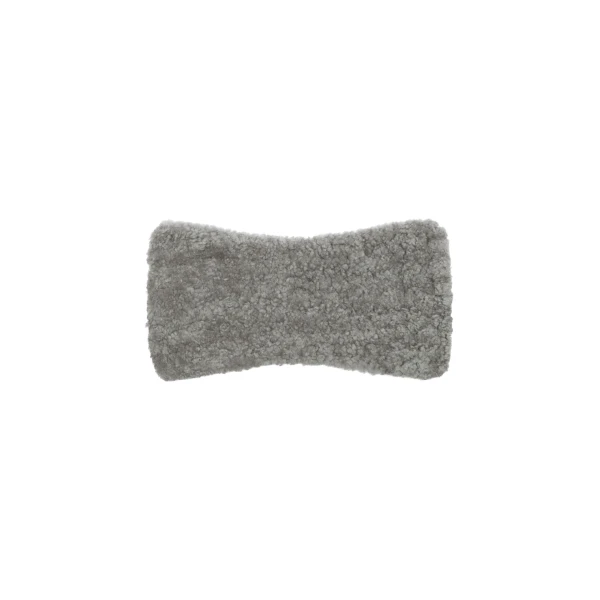Iside Fur Handle Cover in Cement Grey