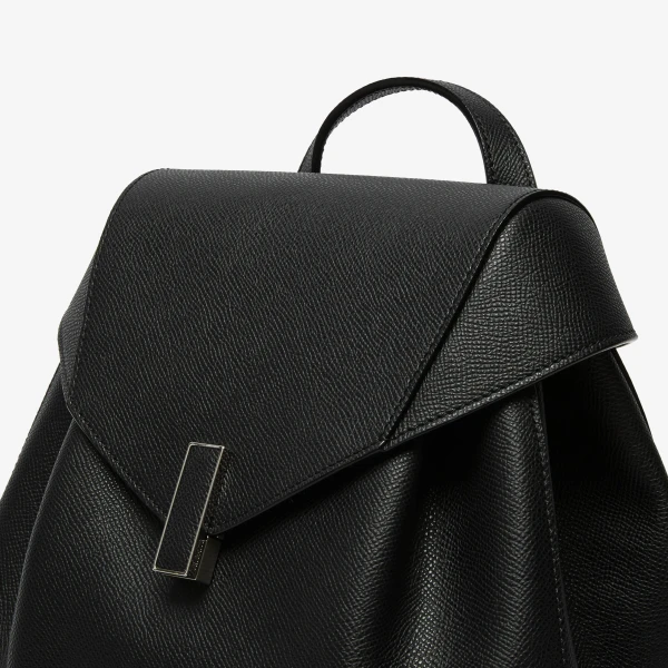 Valextra Iside Medium Backpack in Black | Backpacks | Coveti