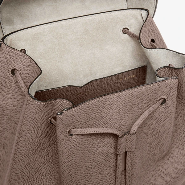 Valextra Iside Medium Backpack in Sahara Brown | Backpacks | Coveti