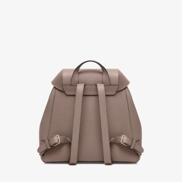 Valextra Iside Medium Backpack in Sahara Brown | Backpacks | Coveti