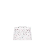 Valextra Iside Micro Rhinestone Raincoat in Transparent and Peony Pink | Bag Accessories | Coveti