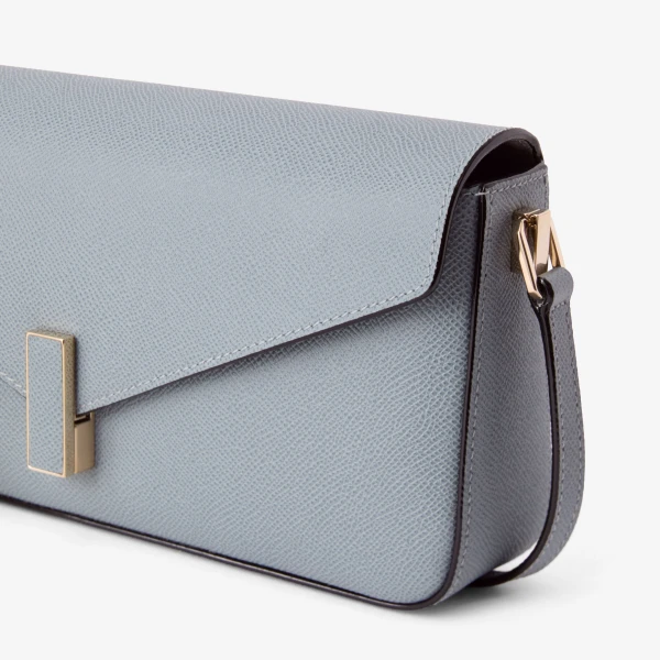 Valextra Iside Shoulder Bag in Niagara Blue | Shoulder & Crossbody Bags | Coveti