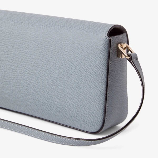 Valextra Iside Shoulder Bag in Niagara Blue | Shoulder & Crossbody Bags | Coveti