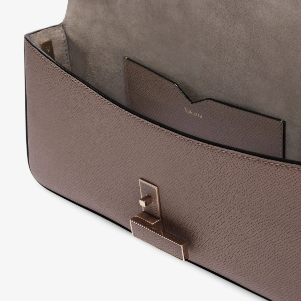 Valextra Iside Shoulder Bag in Sahara Brown | Shoulder & Crossbody Bags | Coveti