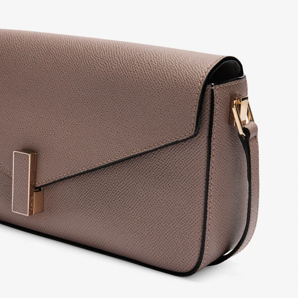 Valextra Iside Shoulder Bag in Sahara Brown | Shoulder & Crossbody Bags | Coveti