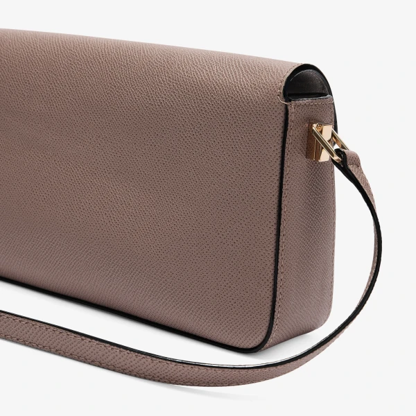 Valextra Iside Shoulder Bag in Sahara Brown | Shoulder & Crossbody Bags | Coveti