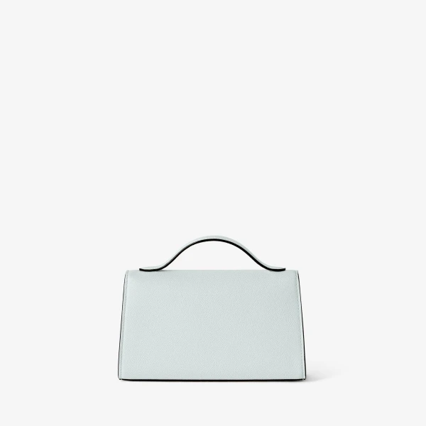 Valextra Iside Tin Top Handle Bag in Ice | Totes & Top-Handle Bags | Coveti
