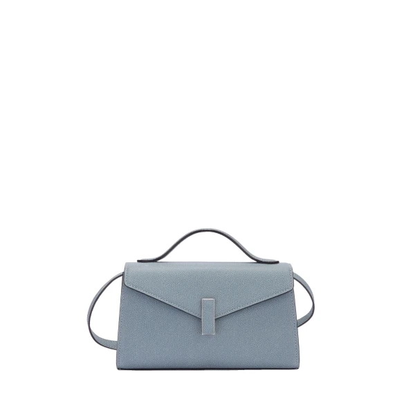 Iside Tin Top Handle Bag in Niagara Blue