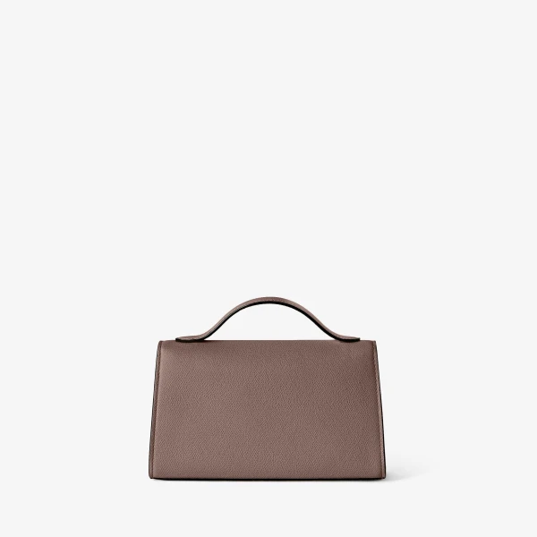 Valextra Iside Tin Top Handle Bag in Sahara Brown | Totes & Top-Handle Bags | Coveti