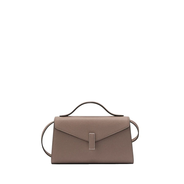 Iside Tin Top Handle Bag in Sahara Brown