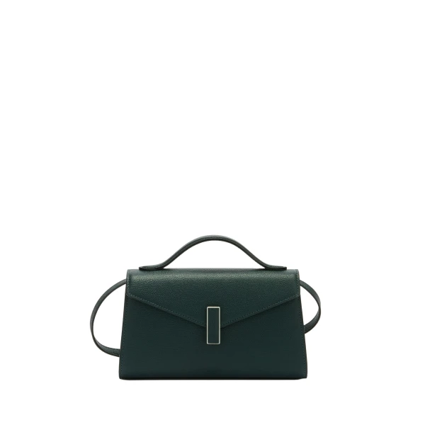 Iside Tin Top Handle Bag in Valextra Green