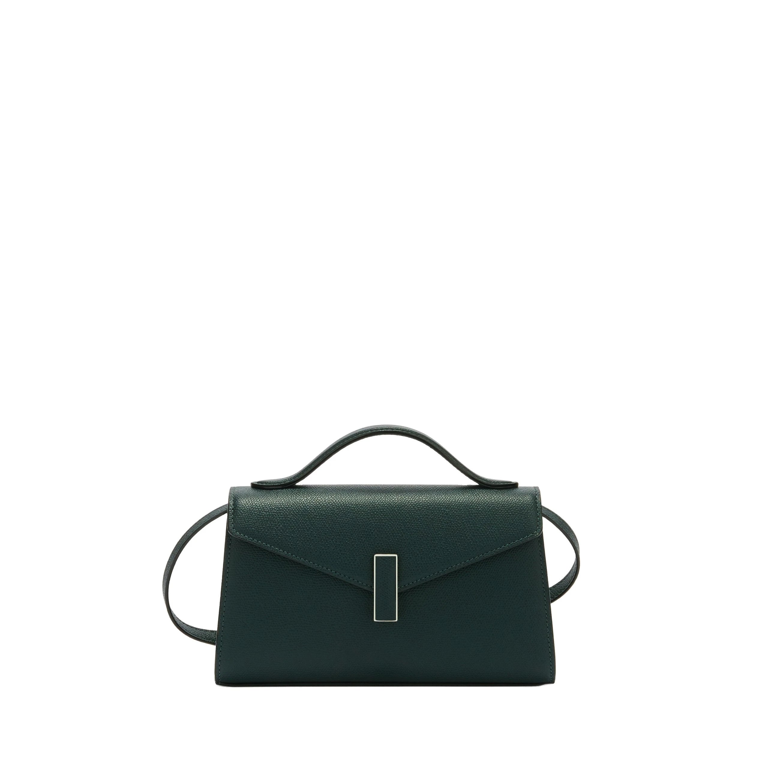 Valextra Iside Tin Top Handle Bag in Valextra Green Valextra Iside Tin Top Handle Bag in Valextra Green | Totes & Top-Handle Bags | Coveti