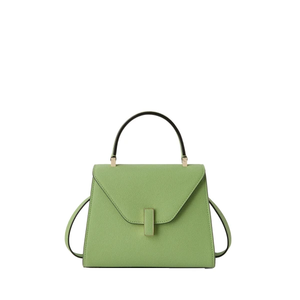 Iside Top Handle Mini Bag in Aloe Green