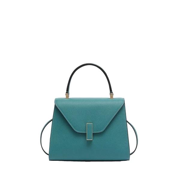 Iside Top Handle Mini Bag in Bottle Green
