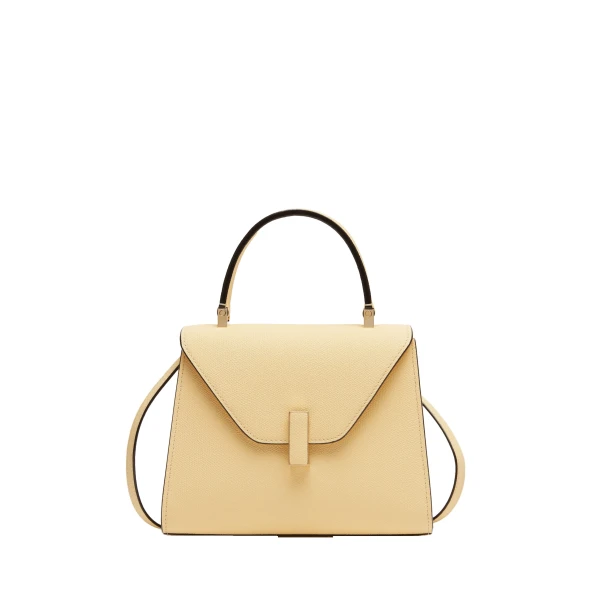 Iside Top Handle Mini Bag in Cream Yellow