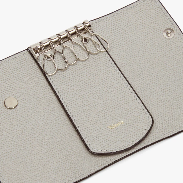Valextra Key Holder 6 Hooks in Ash Grey | Keys Holder | Coveti