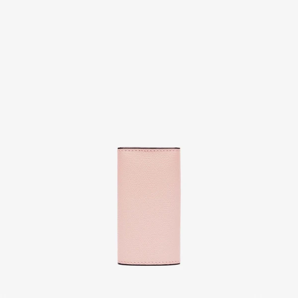 Valextra Key Holder 6 Hooks in Peony Pink | Keys Holder | Coveti
