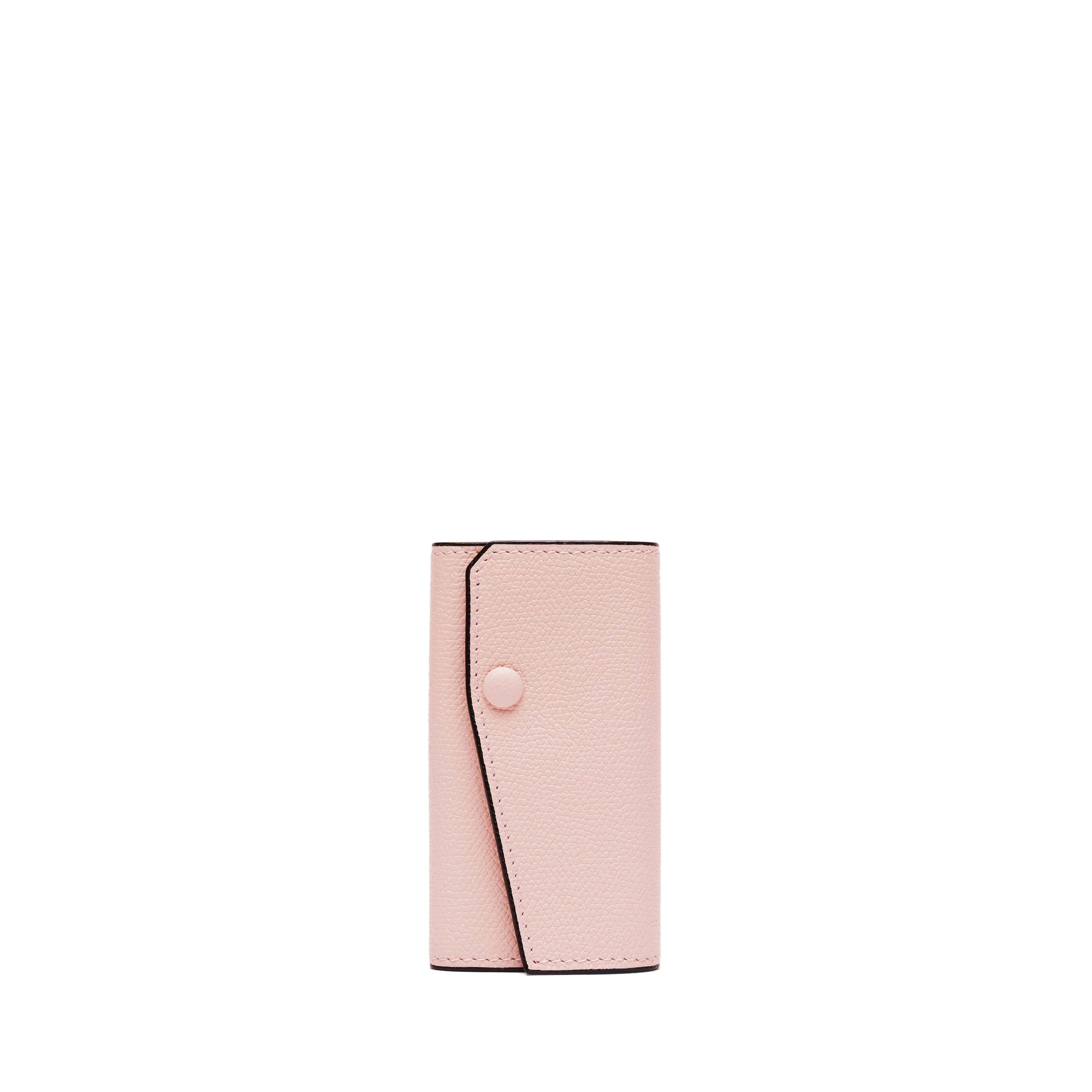 Valextra Key Holder 6 Hooks in Peony Pink Valextra Key Holder 6 Hooks in Peony Pink | Keys Holder | Coveti