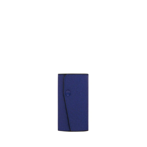 Valextra Key Holder 6 Hooks in Royal Blue | Keys Holder | Coveti