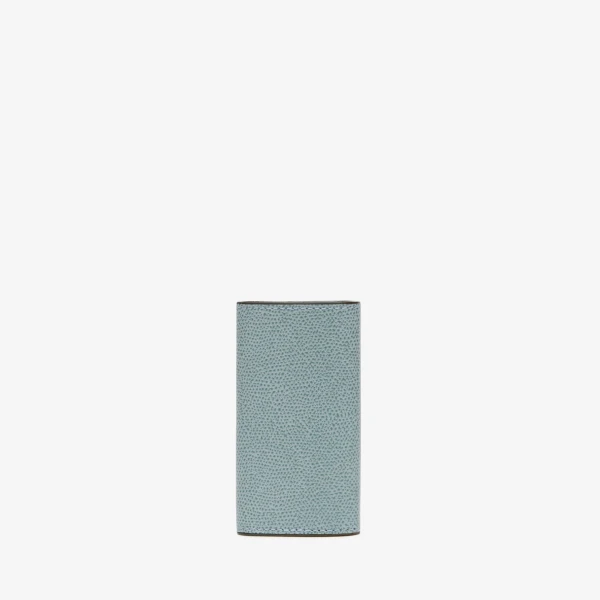 Valextra Key Holder 6 Hooks in Smokey Blue | Keys Holder | Coveti