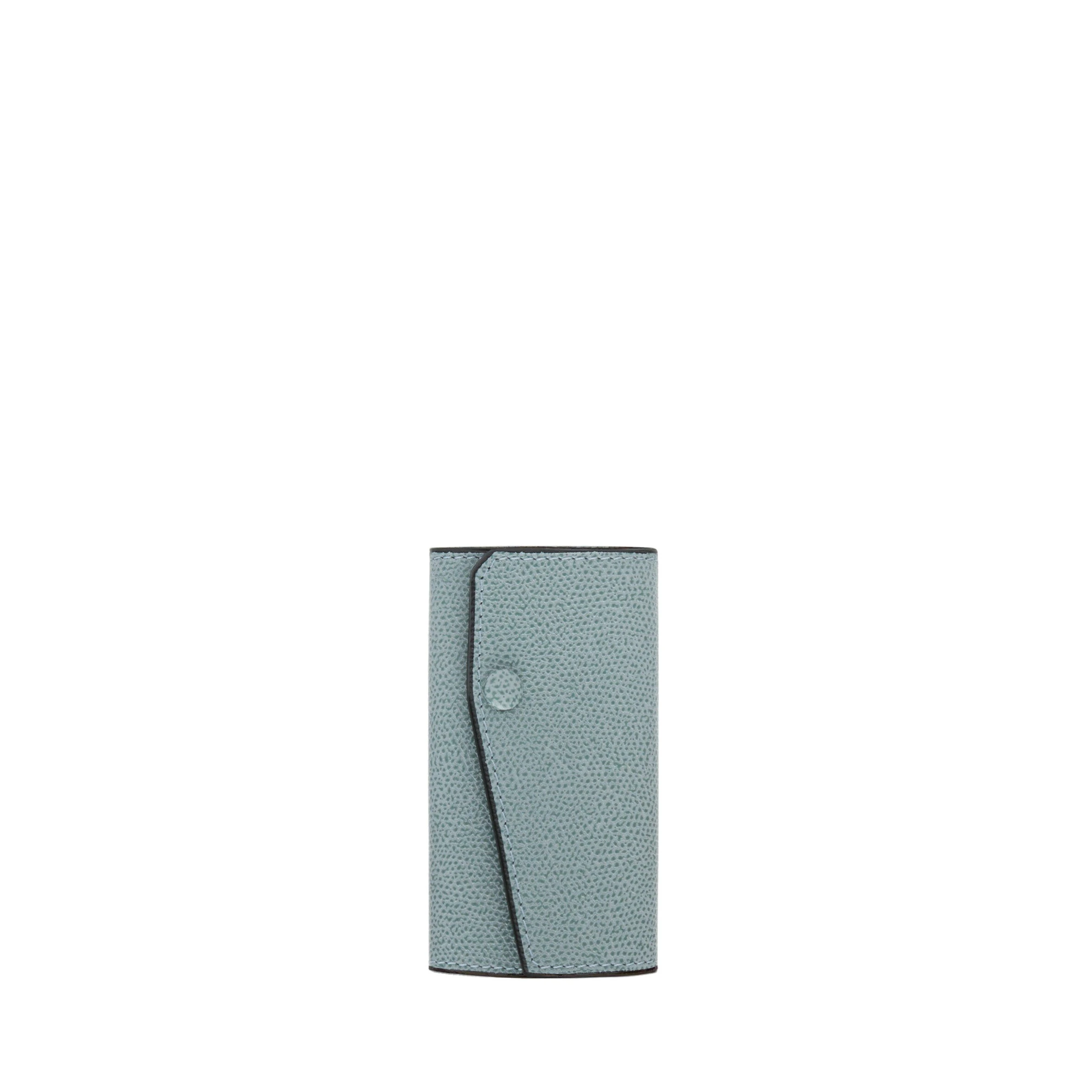 Valextra Key Holder 6 Hooks in Smokey Blue Valextra Key Holder 6 Hooks in Smokey Blue | Keys Holder | Coveti