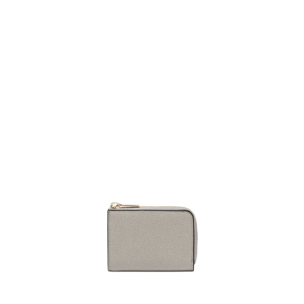 Key Holder Zip Around in Ash Grey