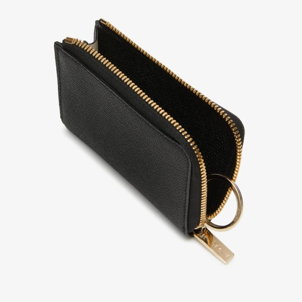Valextra Key Holder Zip Around in Black | Keys Holder | Coveti