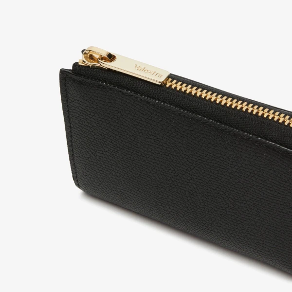 Valextra Key Holder Zip Around in Black | Keys Holder | Coveti