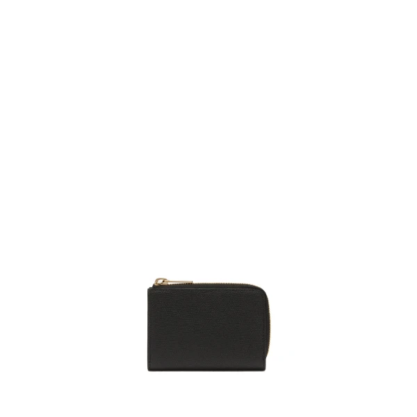 Valextra Key Holder Zip Around in Black | Keys Holder | Coveti