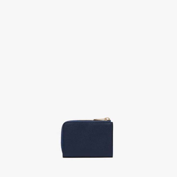 Valextra Key Holder Zip Around in Dark Blue | Keys Holder | Coveti