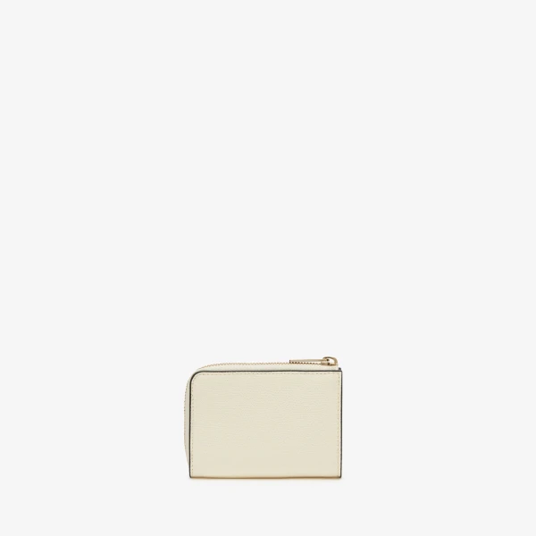 Valextra Key Holder Zip Around in Pergamena White | Keys Holder | Coveti