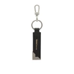 Valextra Key Holder with Metal Corner in Black | Keys Holder | Coveti