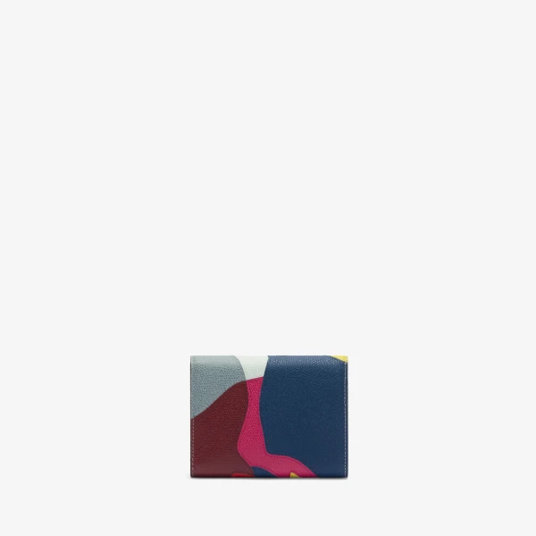 Valextra Lily Iside Fold Wallet in Niagara and Colour Mix | Wallets & Purses | Coveti