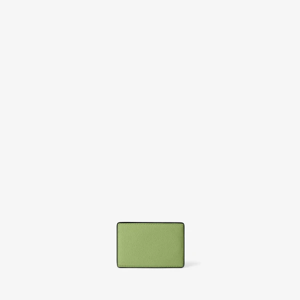 Valextra Magnetic Card Case in Aloe Green | Cases | Coveti