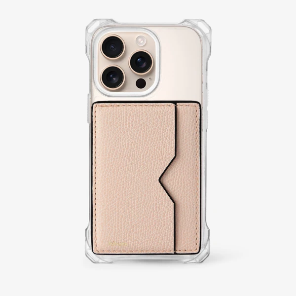 Valextra Magnetic Card Case in Bonne Mine Pink | Wallets & Purses | Coveti